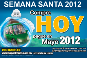 Compra hoy y pague hasta Mayo 2012