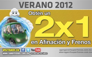 Obtén 2x1 en afinación y frenos