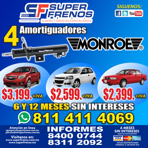 promo amortiguadores economicos